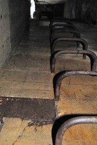 Ladder inside Goering's bunker.